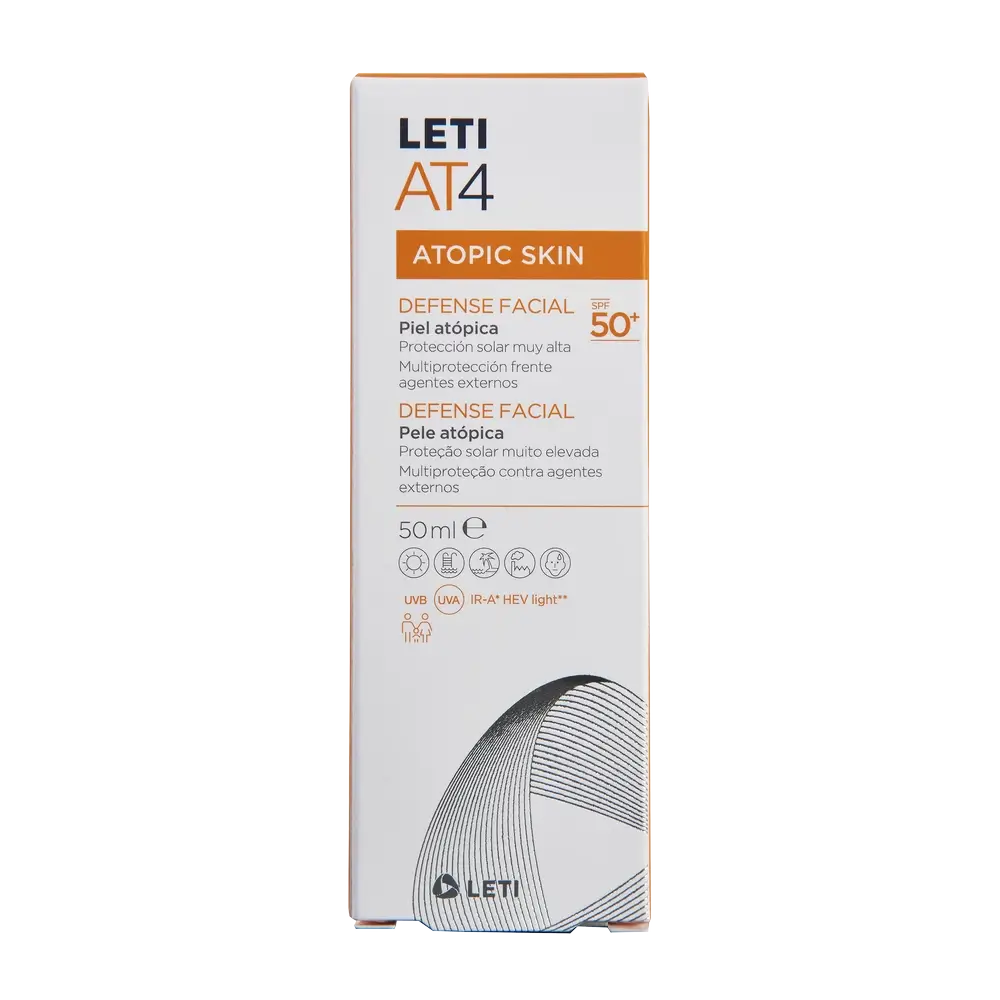 Letiat4 Defense Facial Spf50+, 50 ml