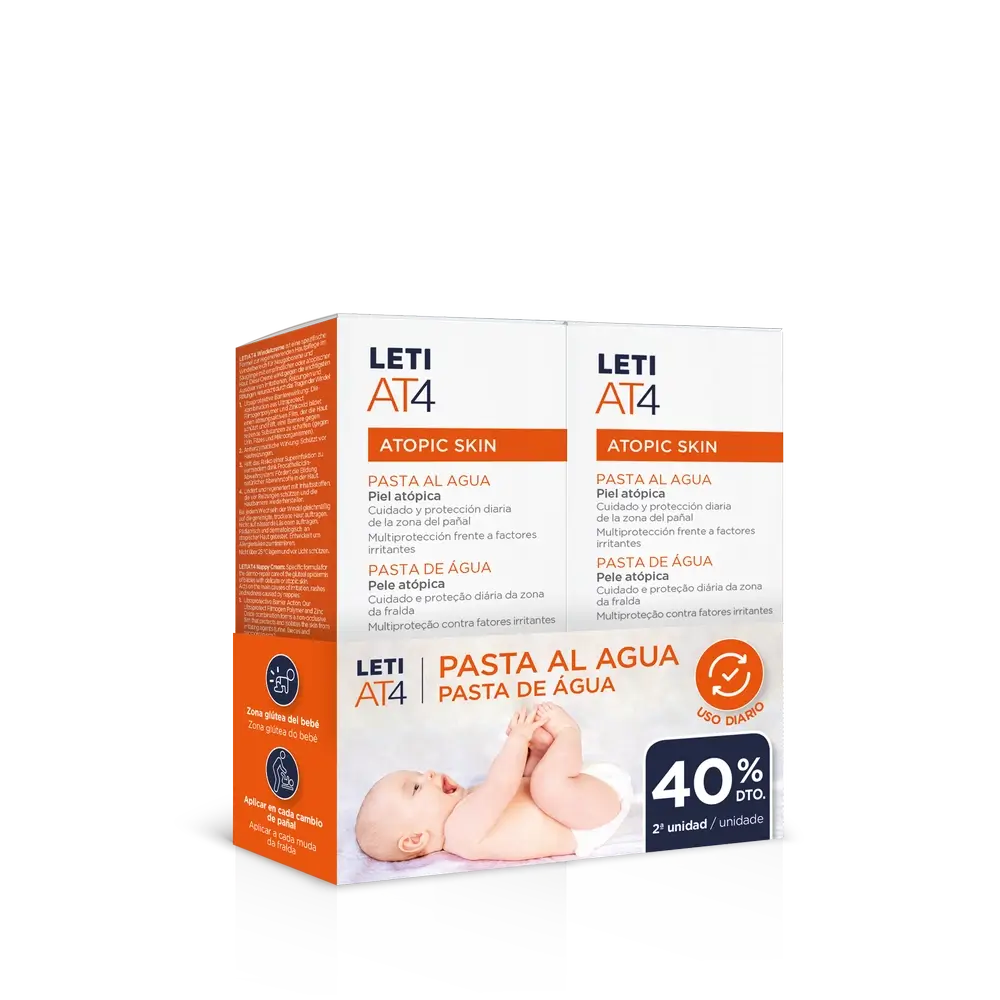 Letiat4 Duplo Pasta Al Agua 2ª Unidad Al 40% Descuento 2 X 75 Ml