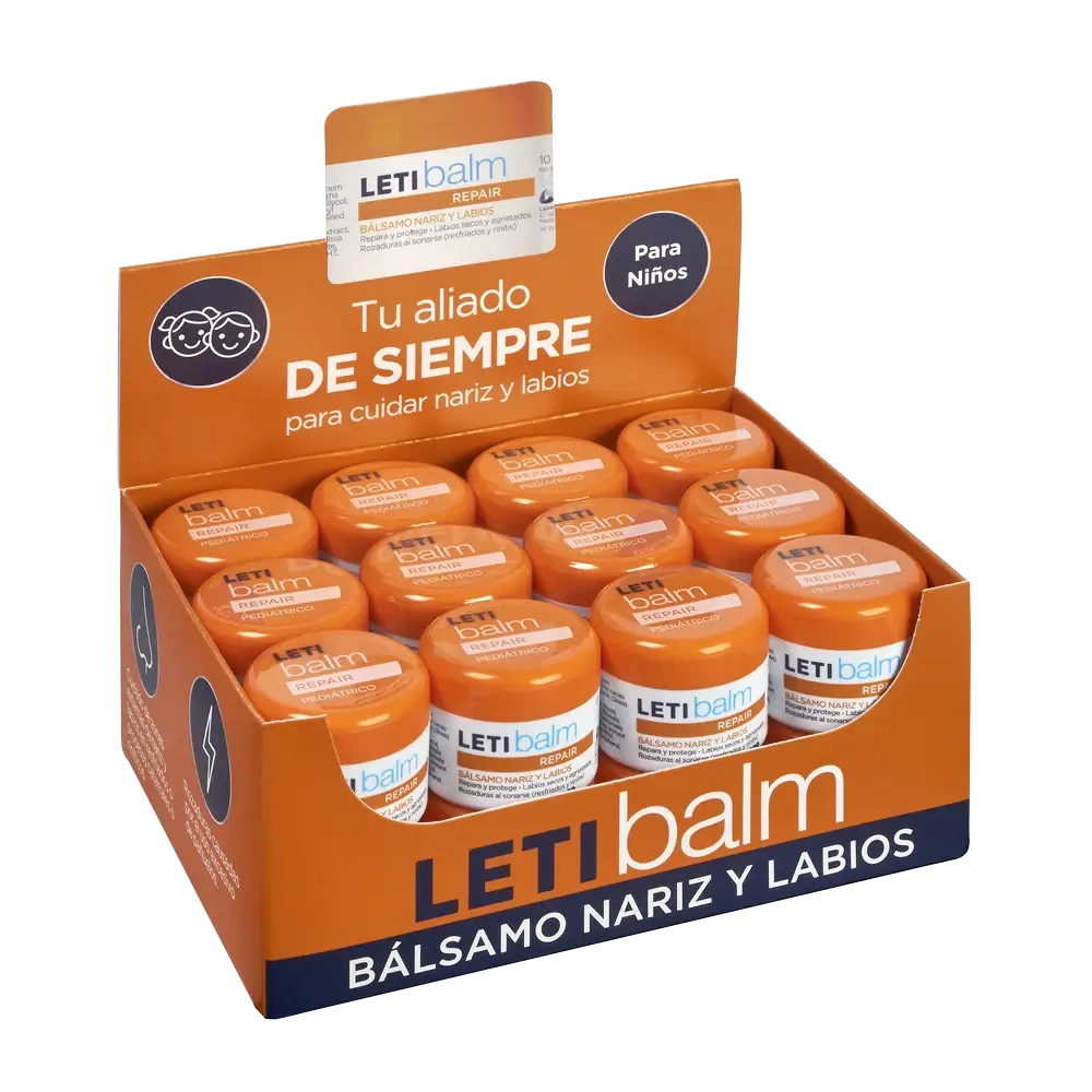 Letibalm Pediátrico, Bálsamo Reparador Nariz Y Labios, 10 ml