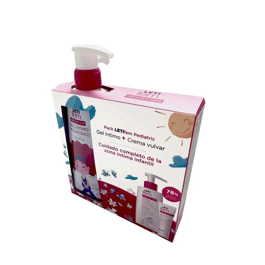 Letifem Pack Gel Pediatrico 250 Ml + Crema Vulvar 30 Ml