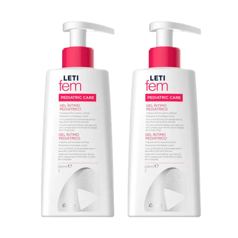 Letifem Pack Pediatric Gel íntimo, 2 x 250ml