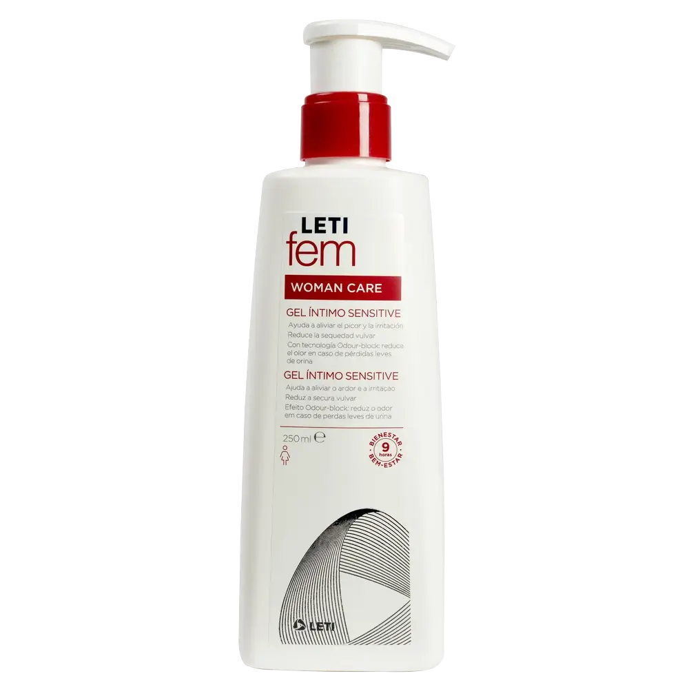 Letifem Woman Gel Íntimo Sensitive, 250 ml