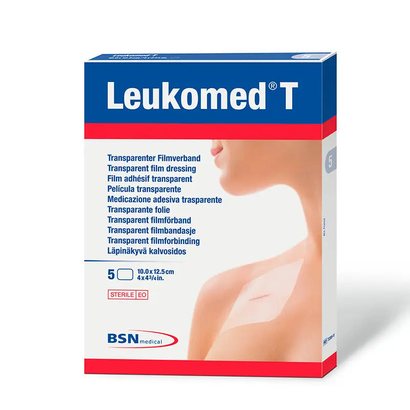 Leukoplast Leukomed T, 5 cm x 7,2 cm , 5 unidades