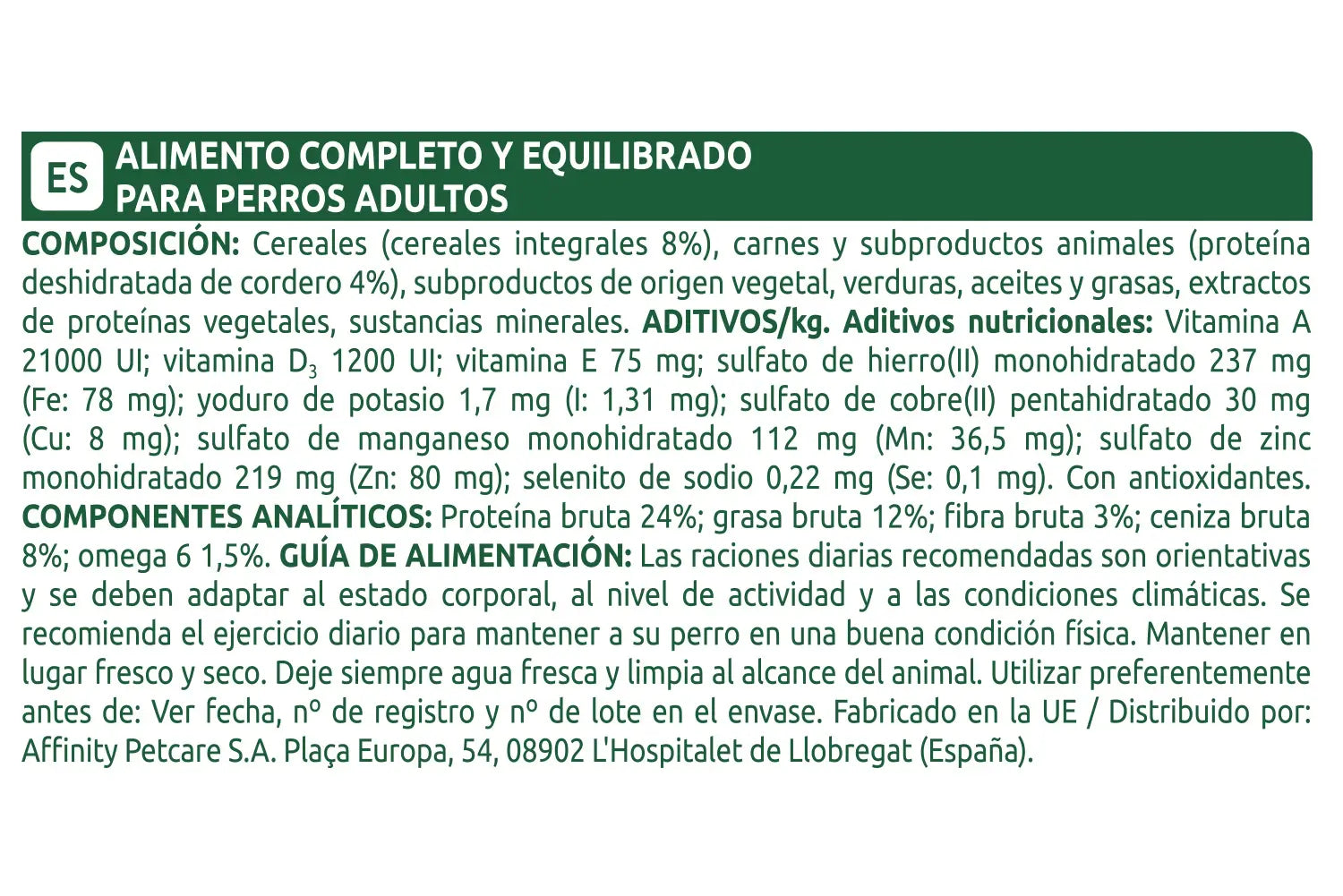 Libra Canine Adult Cordero 14Kg, pienso para perros