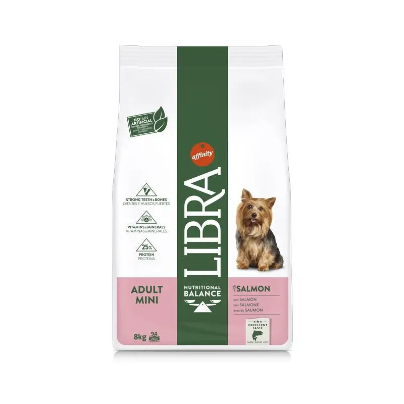 Libra Canine Adult Mini Salmon 8Kg, pienso para perros