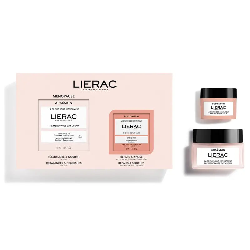 Lierac Cofre Menopausia – Crema De Día + Bálsamo Sos, 80 ml