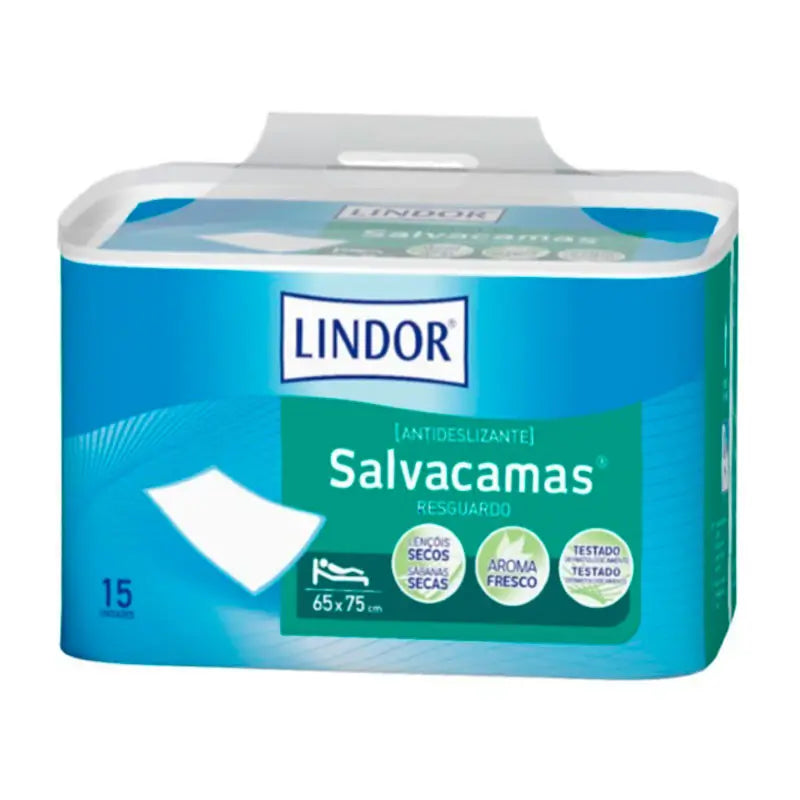 Lindor Salvacamas 65x75cm, 15 Unidades