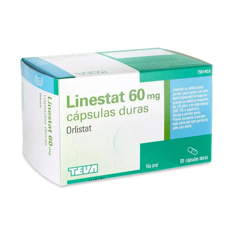 Linestat 60 mg , 120 cápsulas