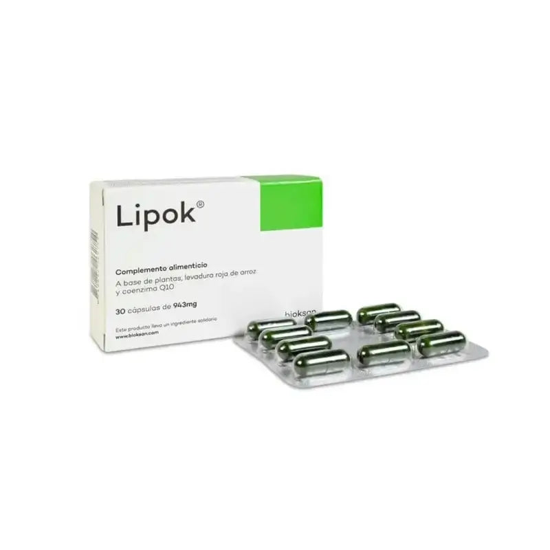 Lipok Complemento Alimenticio, 30 Cápsulas