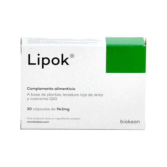 Lipok Complemento Alimenticio, 30 Cápsulas