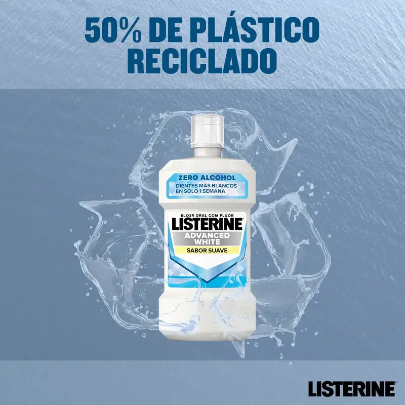 Listerine Advanced White S.Suave, 1 litro