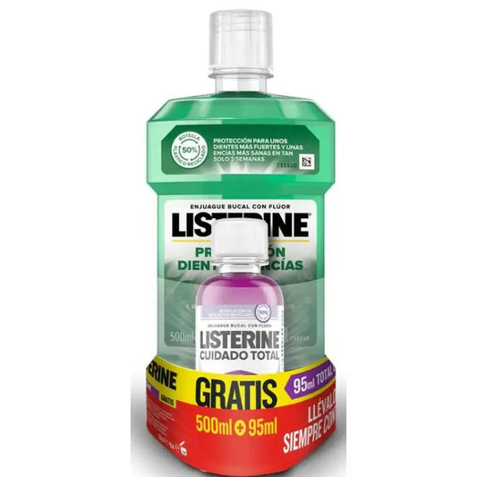 Listerine Dientes Y Encías 500Ml + Ct 95Ml