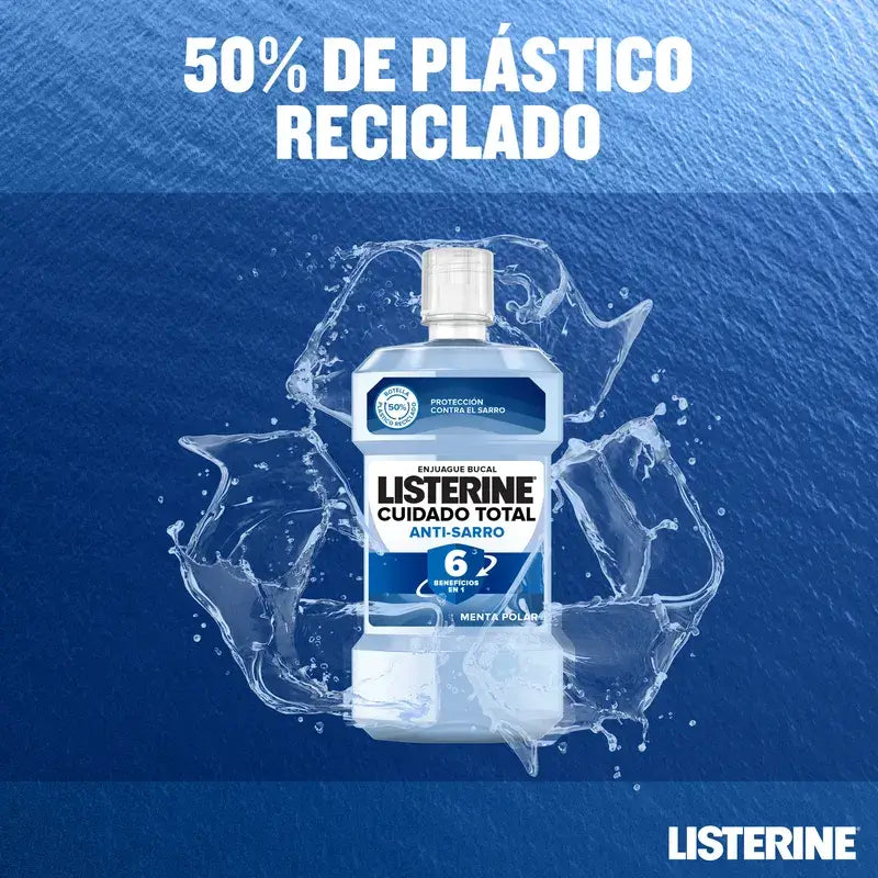 Listerine - Enjuague Bucal Antisarro Avanzado, 500 ml