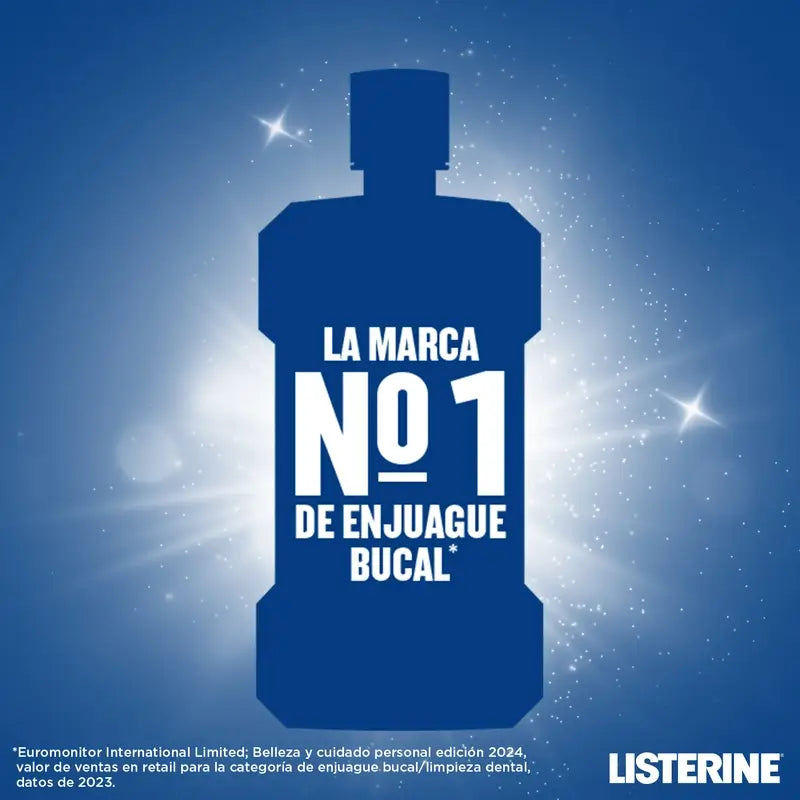 Listerine - Enjuague Bucal Antisarro Avanzado, 500 ml