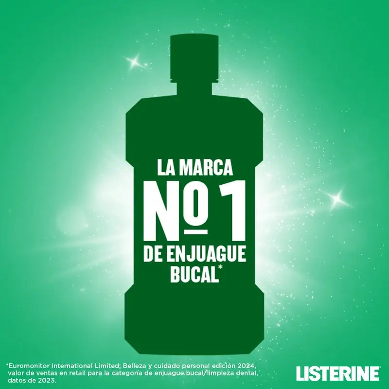 Listerine Enjuague Bucal Protección Dientes y Encías Menta Suave Sin Alcohol 500 ml