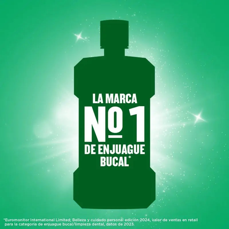 Listerine Enjuague Bucal Protección Dientes y Encías Menta Suave Sin Alcohol 500 ml