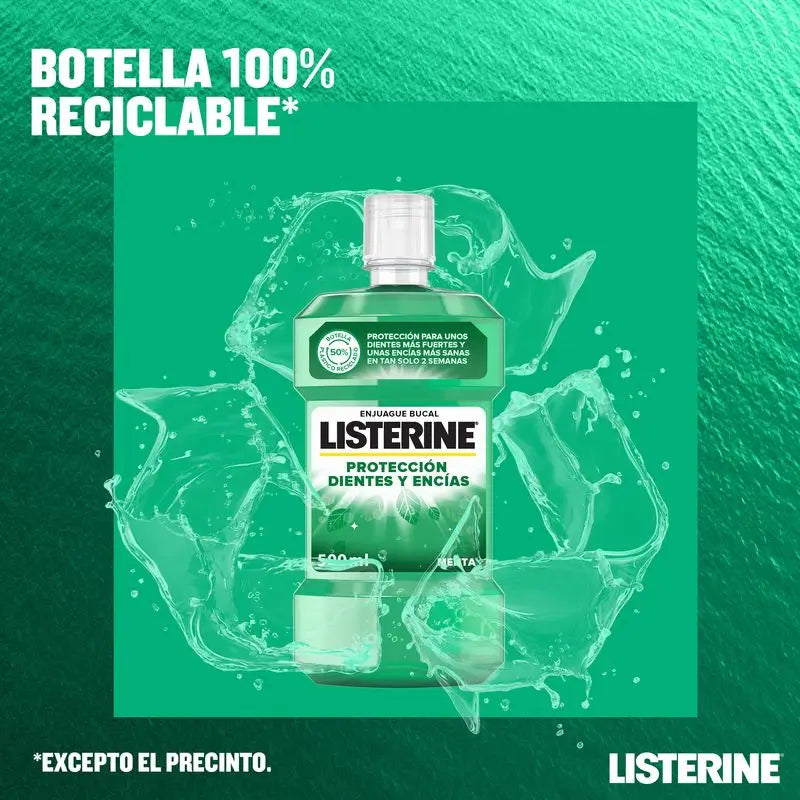 Listerine - Enjuague Bucal Dientes y Encías, 500 ml