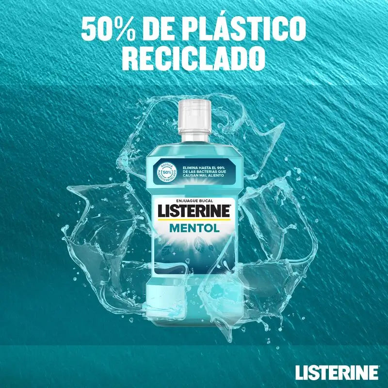 LISTERINE Enjuague Bucal Mentol, 250 ml