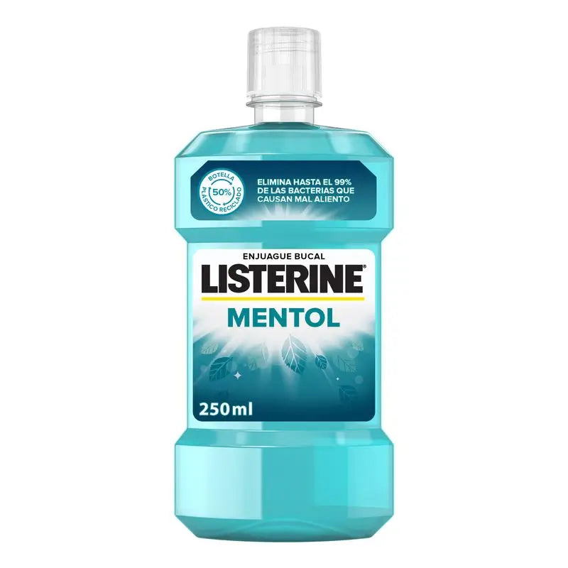 LISTERINE Enjuague Bucal Mentol, 250 ml