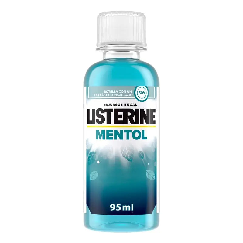 Listerine, Enjuague Bucal Mentol, 95 ml