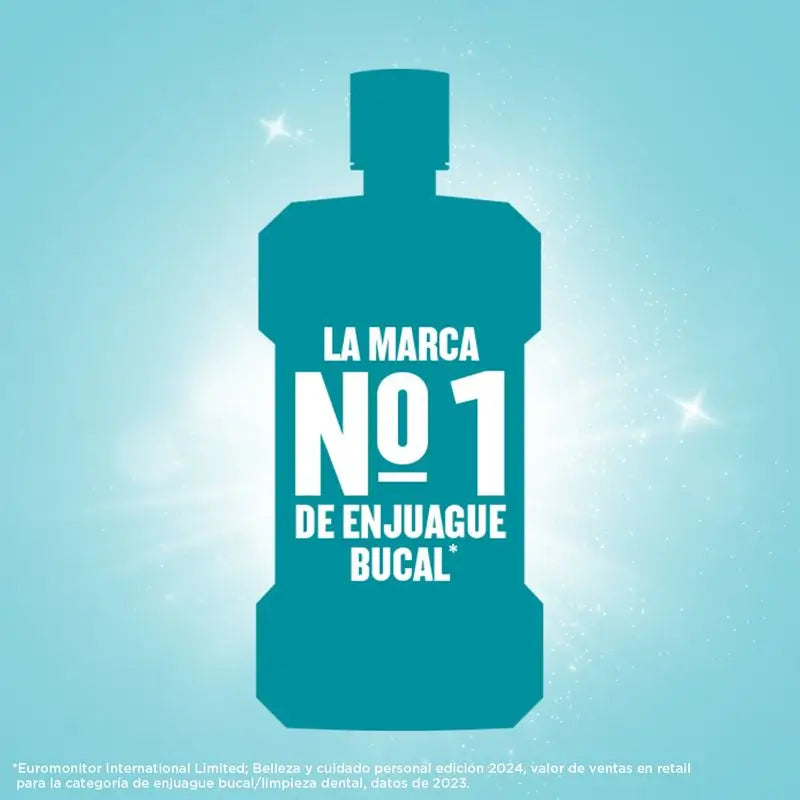 Listerine, Enjuague Bucal Mentol Sabor Suave, 250 ml