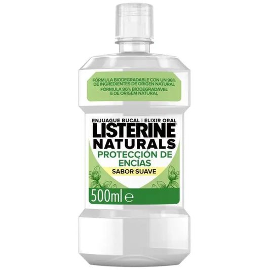 Listerine Enjuague Bucal Naturals Encias, 500 ml