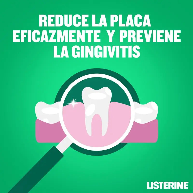 Listerine Enjuague Bucal, Protección De Dientes Y Encías Sabor Menta Fresca Fortalece Los Dientes, Pack De 2 X 1000Ml.