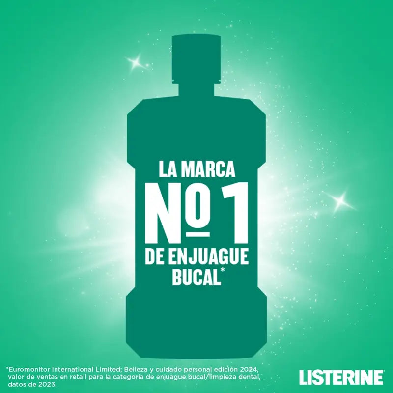 Listerine Enjuague Bucal Menta Fresca, 500 ml