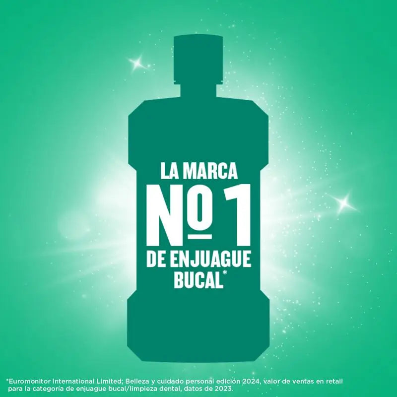 Listerine Enjuague Bucal Menta Fresca, 500 ml