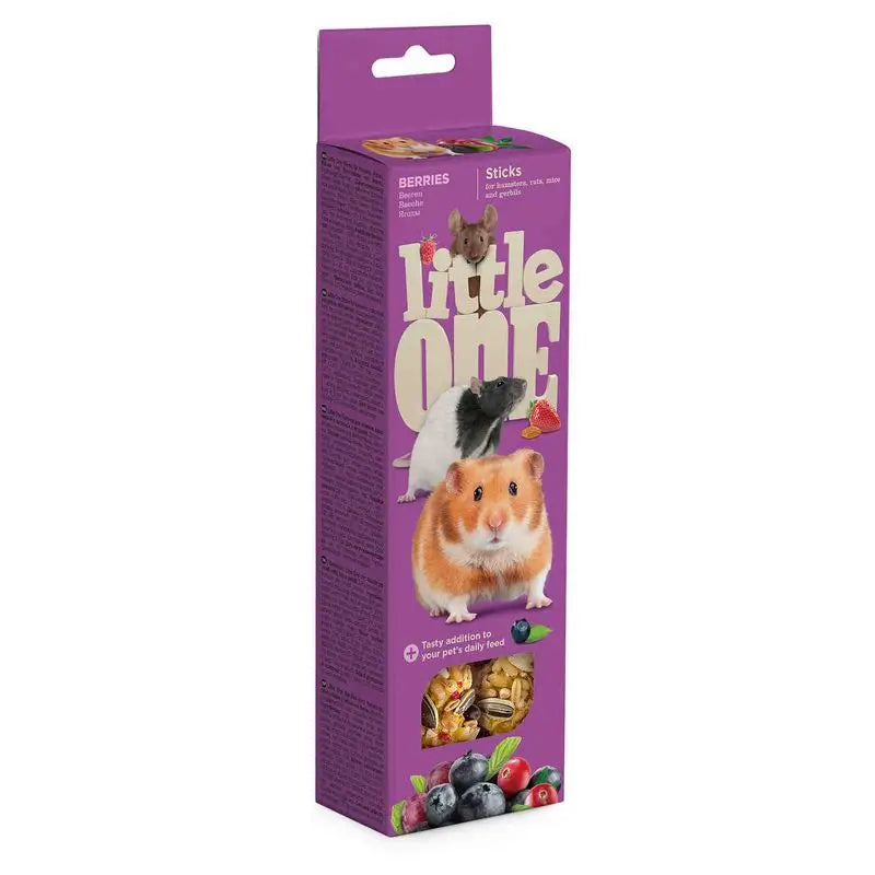 Littleone Sticks Bayas Hamster Rata Ratones Jerbos 8X120Gr