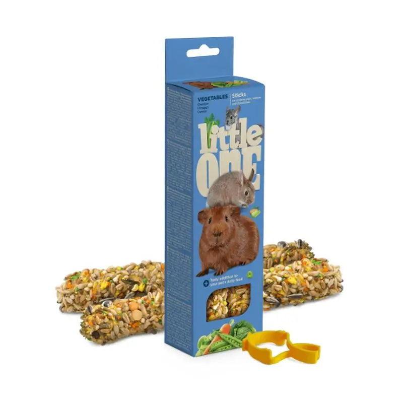 Littleone Sticks Vegetales C.India Conejo Chinchilla 8X120Gr