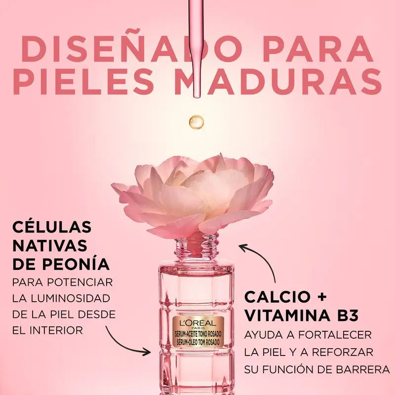 L'Oréal Paris Golden Age Perfect Sérum Rosado Antiedad.