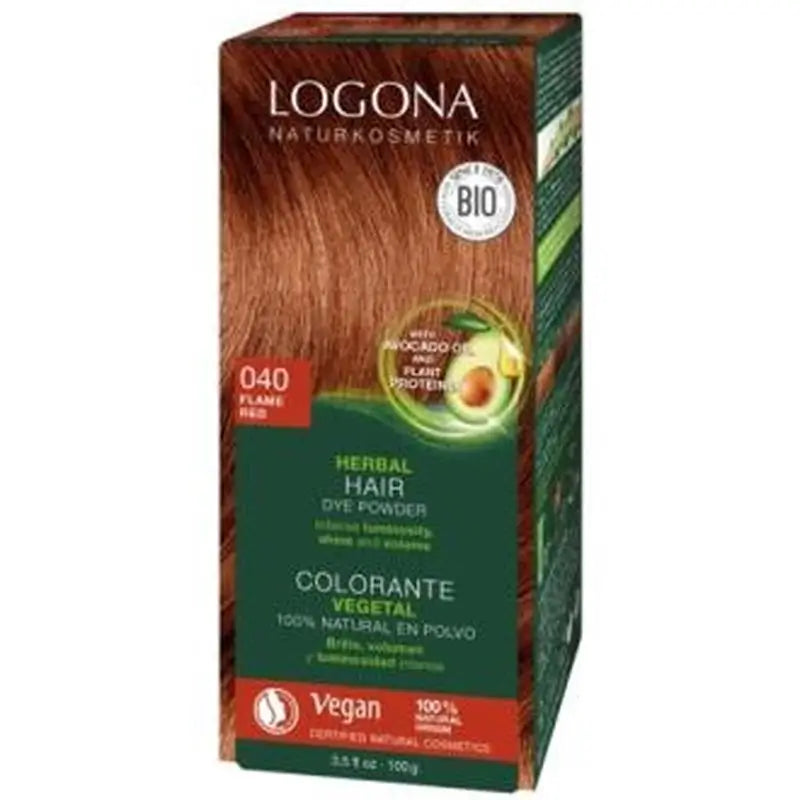 Logona Colorante Vegetal Cobre Intenso 040 100Gr.