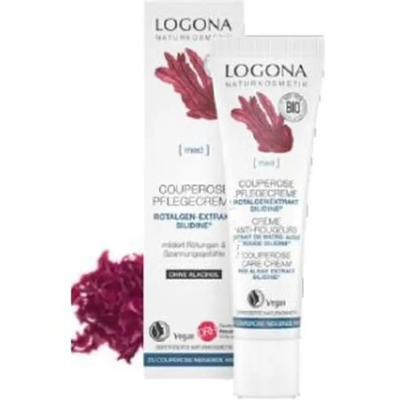 Logona Crema Facial Cuperosis Alga Roja 30Ml.