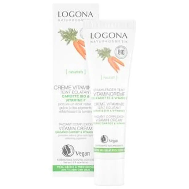 Logona Crema Vitaminica Iluminadora Zanahoria-Vitamina F