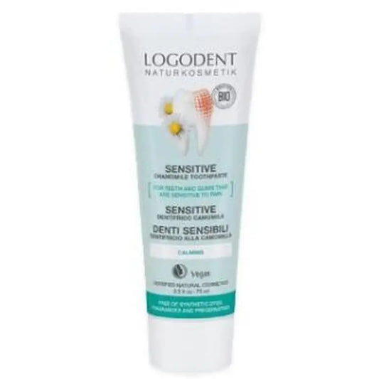 Logona Dentifrico Dientes Sensibles Chamomila 75Gr.