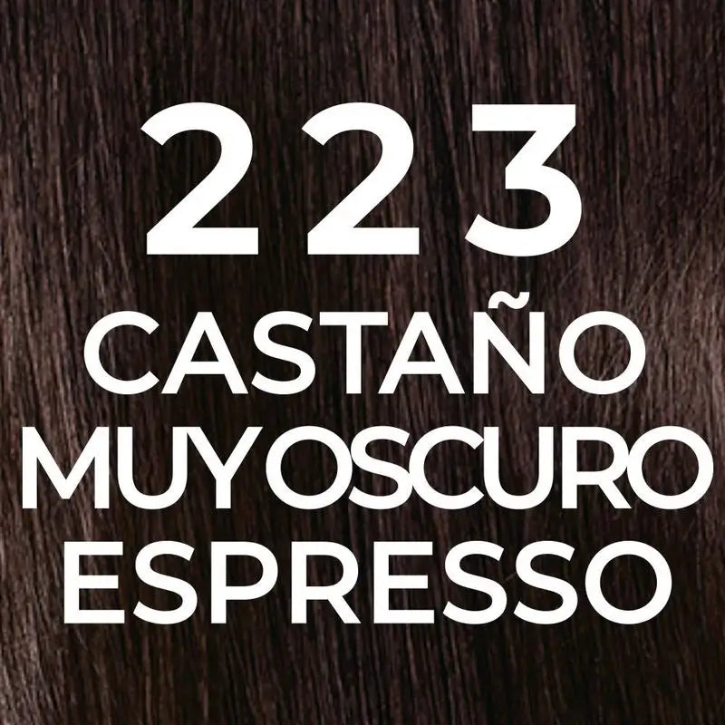 L'Oréal Paris Casting Natural Gloss Baño De Color Y Brillo Tono 223 Castaño Muy Oscuro Espresso 90% Origen Natural.