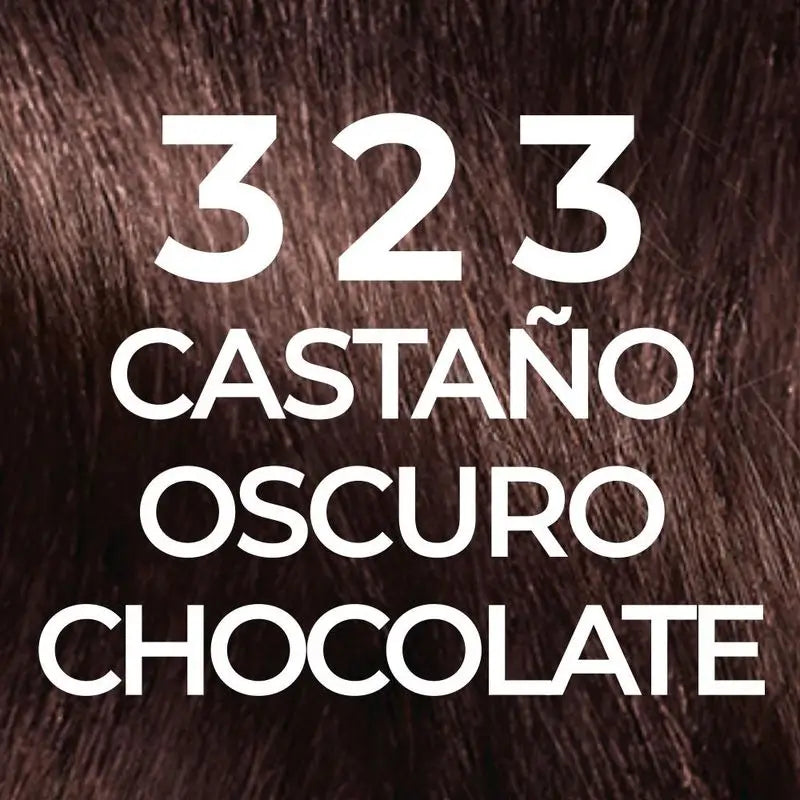 L'Oréal Paris Casting Natural Gloss Baño De Color Y Brillo Tono 323 Castaño Oscuro Chocolate 90% Origen Natural.