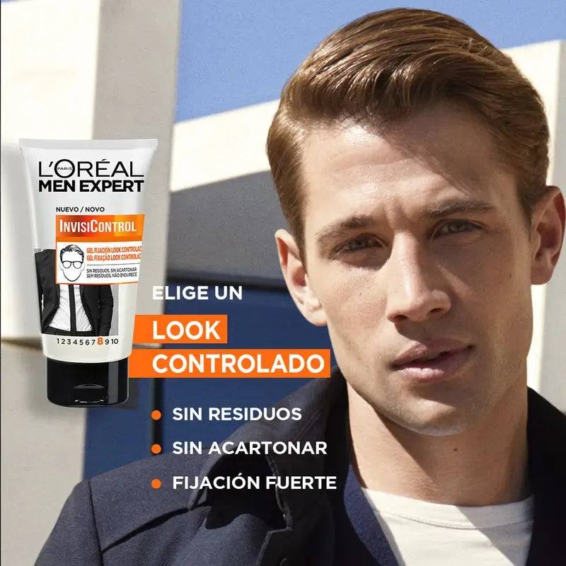 L'Oréal Paris Men Expert Gel Fijación Look Controlado Para Hombre, 150Ml