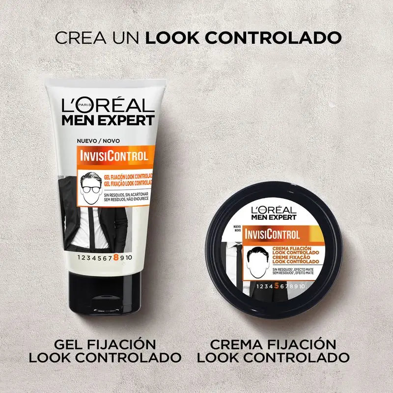 L'Oréal Paris Men Expert Gel Fijación Look Controlado Para Hombre, 150Ml