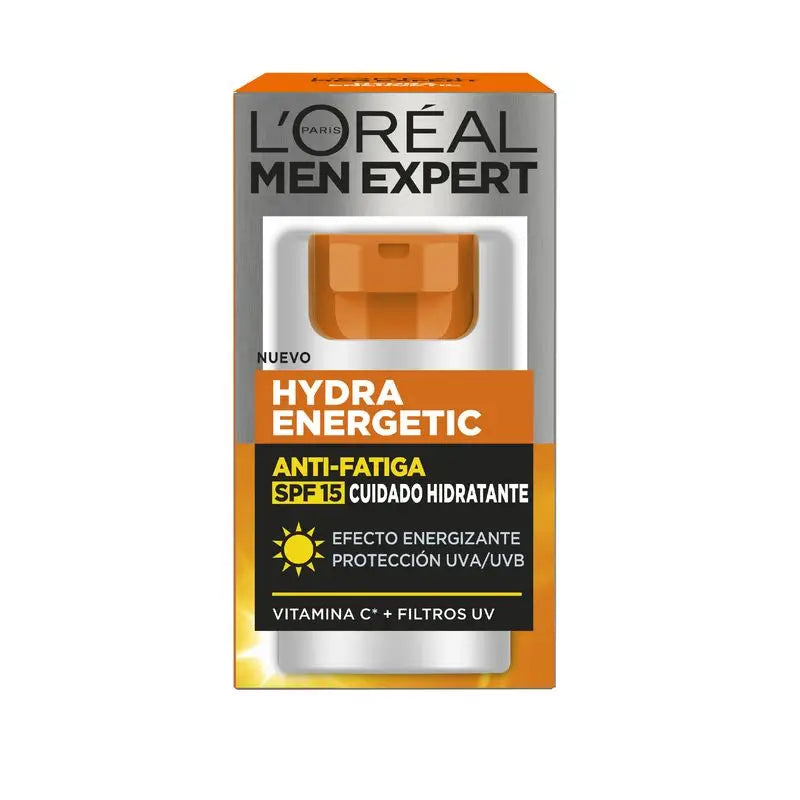 L'Oréal Paris Men Expert Hydra Enegertic Crema Hidratante Anti-Fatiga 24H Con Spf15