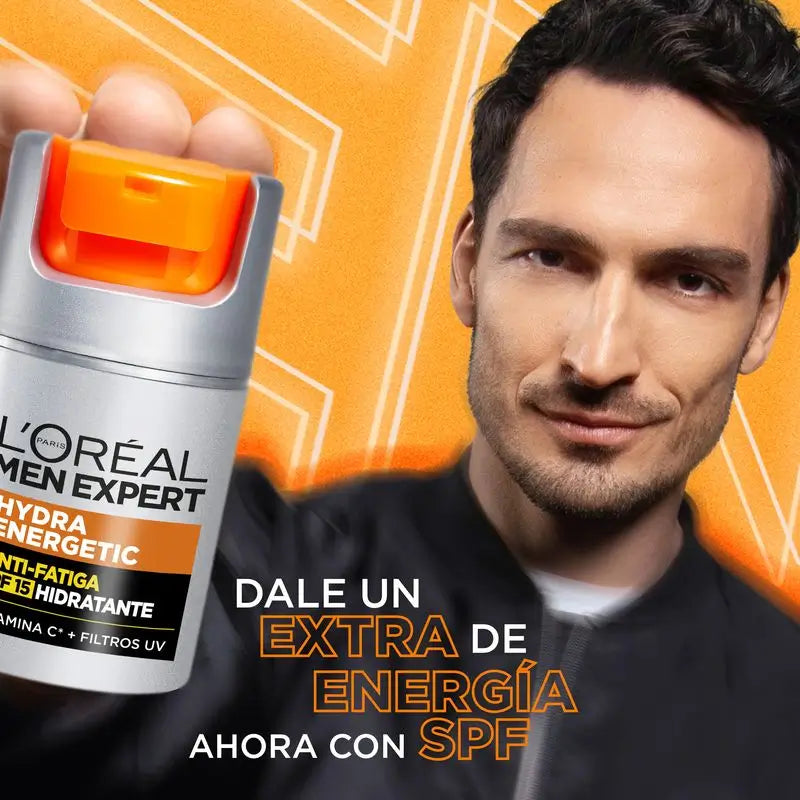 L'Oréal Paris Men Expert Hydra Enegertic Crema Hidratante Anti-Fatiga 24H Con Spf15