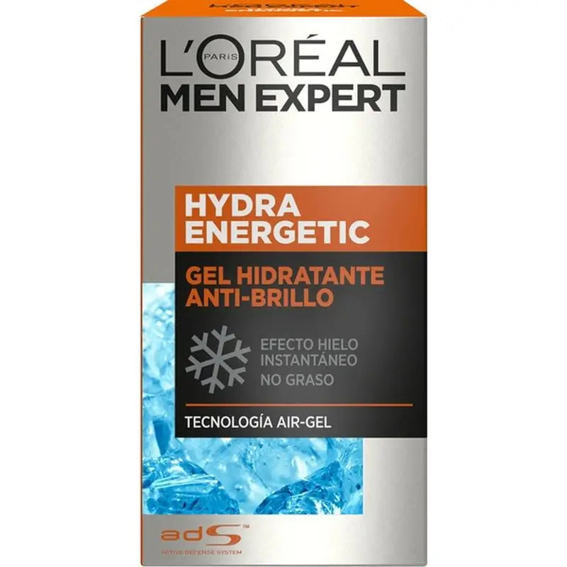 L'Oréal Paris Men Expert Hydra Energetic Crema Hidratante Anti-Brillo Para Hombres 50 Ml