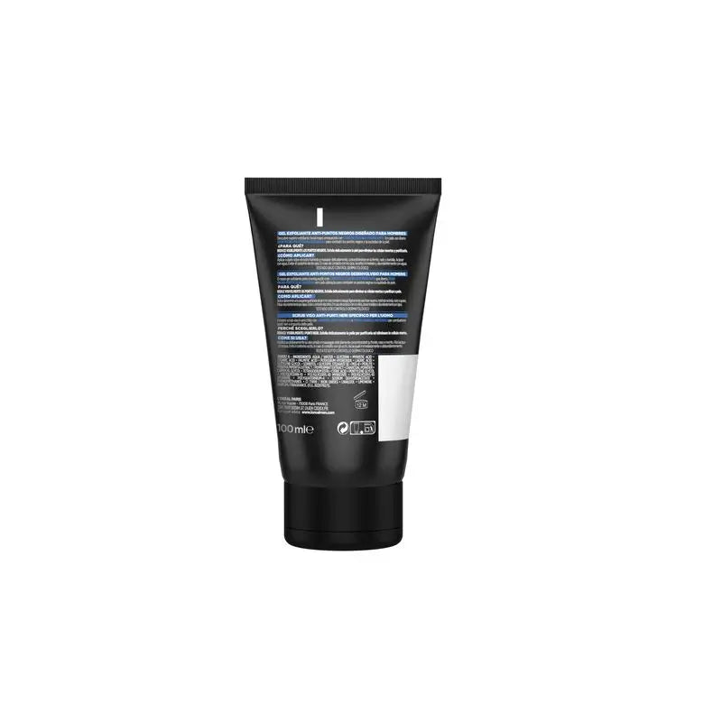 L'Oréal Paris Men Expert Pure Charcoal Gel Exfoliante Anti-Puntos Negros 100 Ml