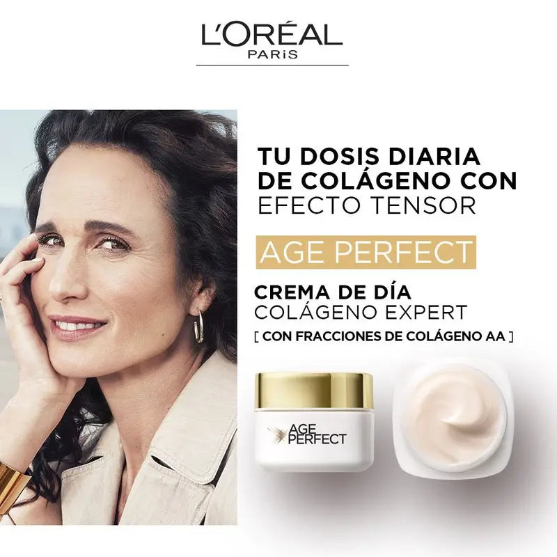 L'Oréal Paris Age Perfect Colágeno Expert Crema Noche Efecto Tensor- 50Ml