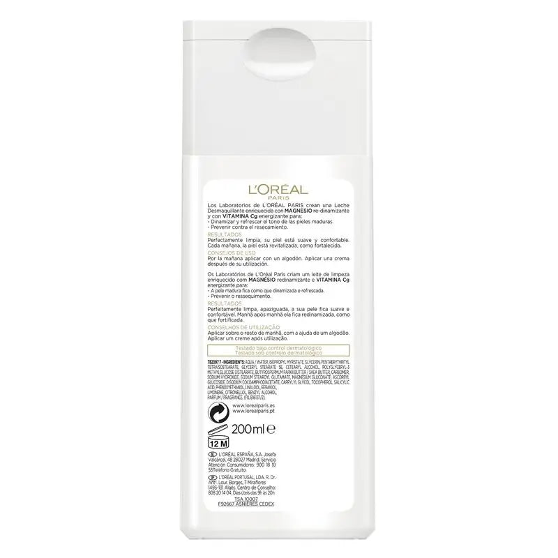 L'Oréal Paris Age Perfect Leche Desmaquillante Alisadora - 200Ml