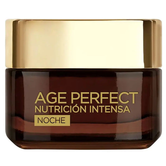 L'Oréal Paris Age Perfect Nutrición Intensa Crema Rica Reparadora Noche Pieles Maduras Y Desnutridas 50Ml