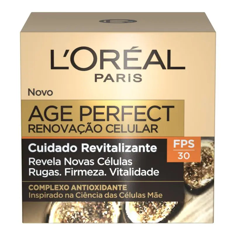 L'Oréal Paris Age Perfect Renacimiento Celular Crema Regeneradora Spf30 Con Complejo Antioxidante