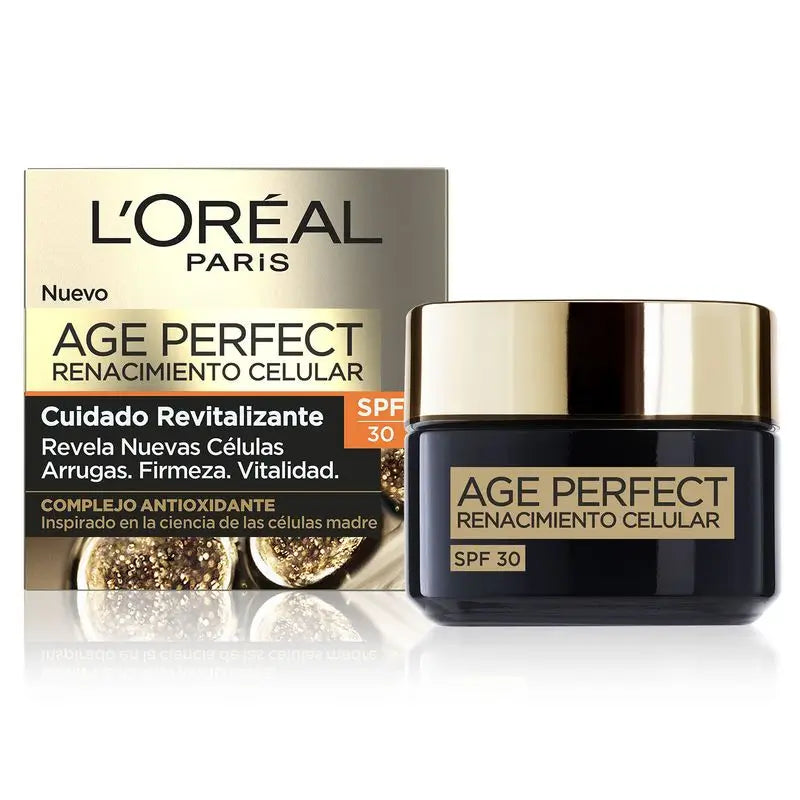 L'Oréal Paris Age Perfect Renacimiento Celular Crema Regeneradora Spf30 Con Complejo Antioxidante