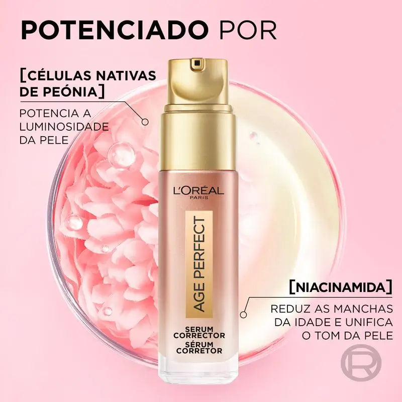 L'Oréal Paris Age Perfect Serum Corrector Acción Rápida Anti-Manchas Para Pieles Maduras